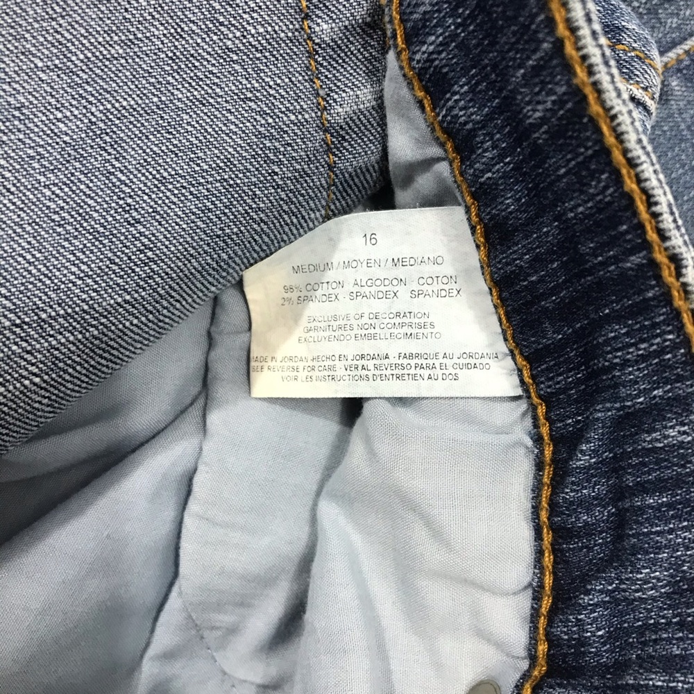 Gloria Vanderbilt High Rise Straight Leg Jeans, Blue, 16 - Picture 6 of 7